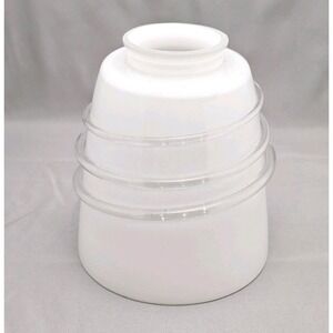 Retro Vintage Art Deco/Mid-Centry Style Milk Glass Pendant Light Shade